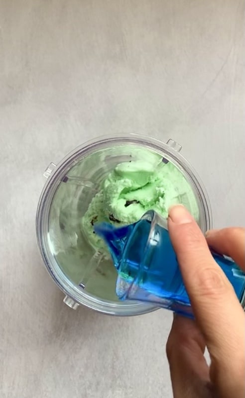 Irish whiskey shamrock shake cocktail