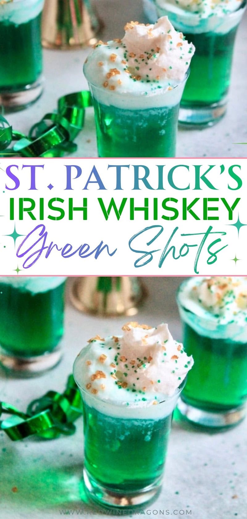 st patricks day irish whiskey shots