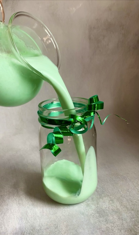 festive st patricks day green drinks