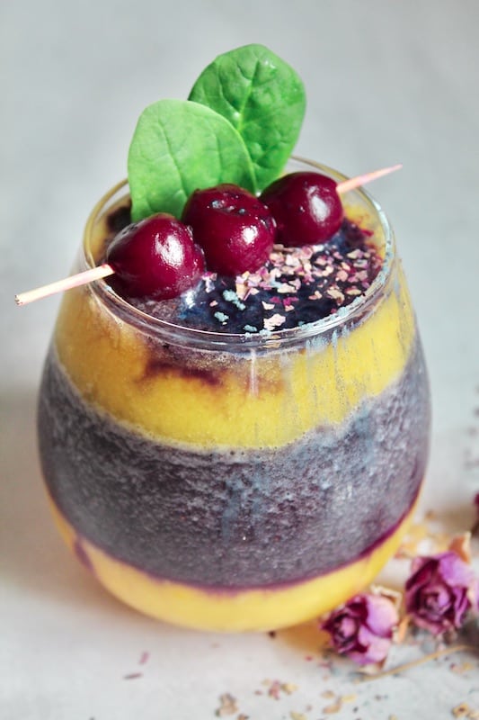 antioxidant Butterfly Pea Flower Smoothie