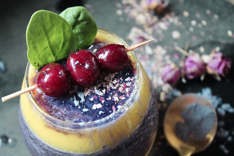 butterfly pea flower smoothie