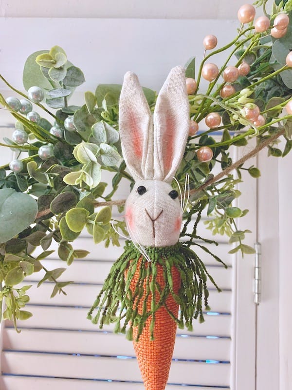 easy easter decor for mantel