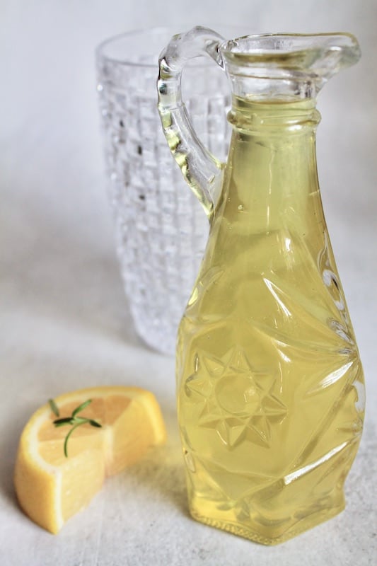 make fresh lemon ginger simple syrup