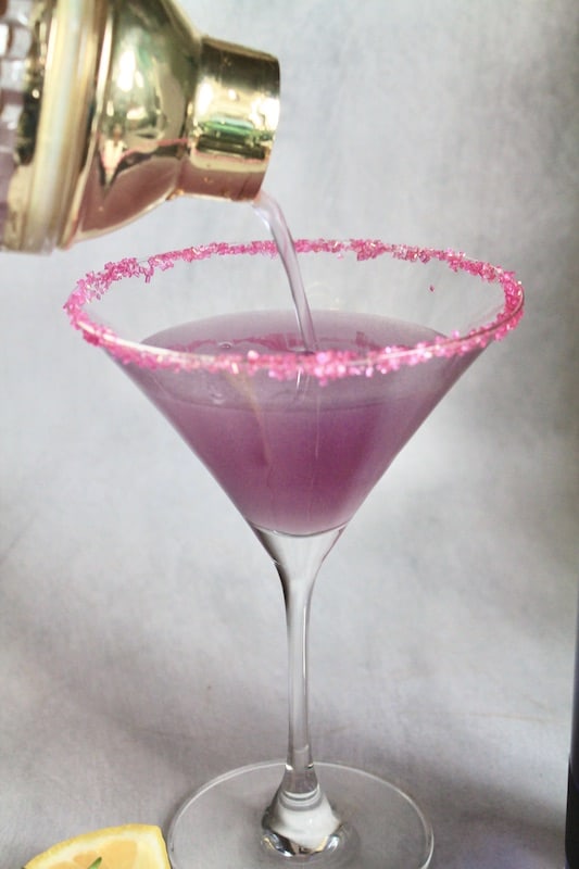 easy empress gin lemon drop martini