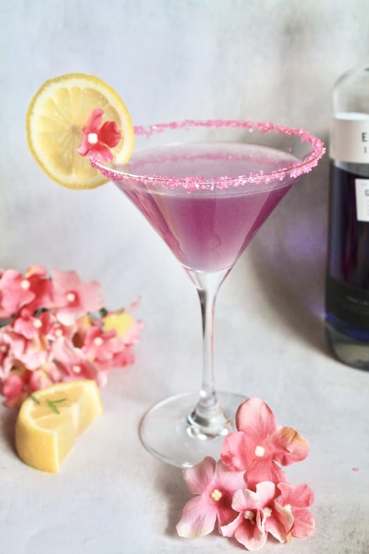 easy pink empress gin cocktail