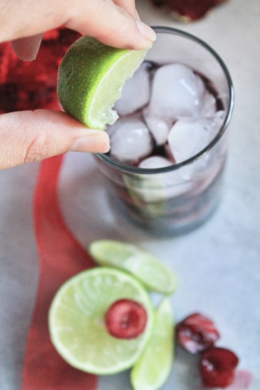 squeeze in fresh lime