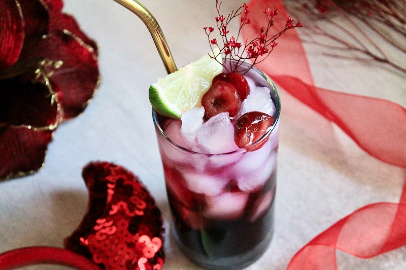 red wine and tequila cocktail devils sunset