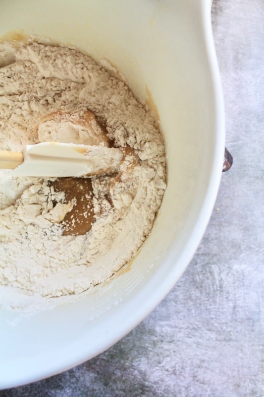 mix banana bread batter