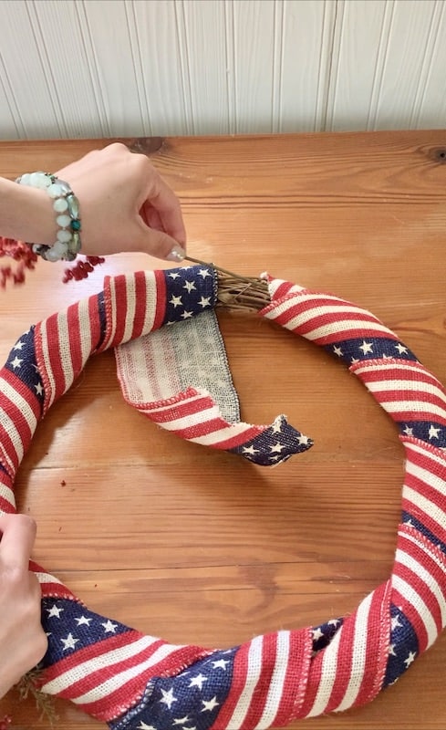 easy memorial day wreath
