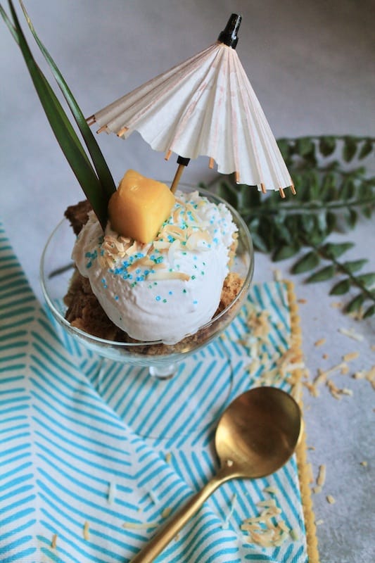 easy summer dessert tropical pineapple bread banana