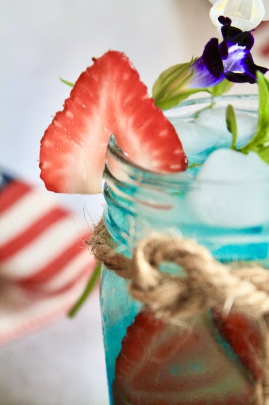 easy wine spritzer with fruit