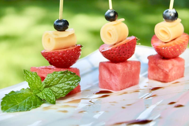 fruit skewer appetizer ideas