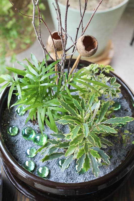 easy diy zen mini garden idea