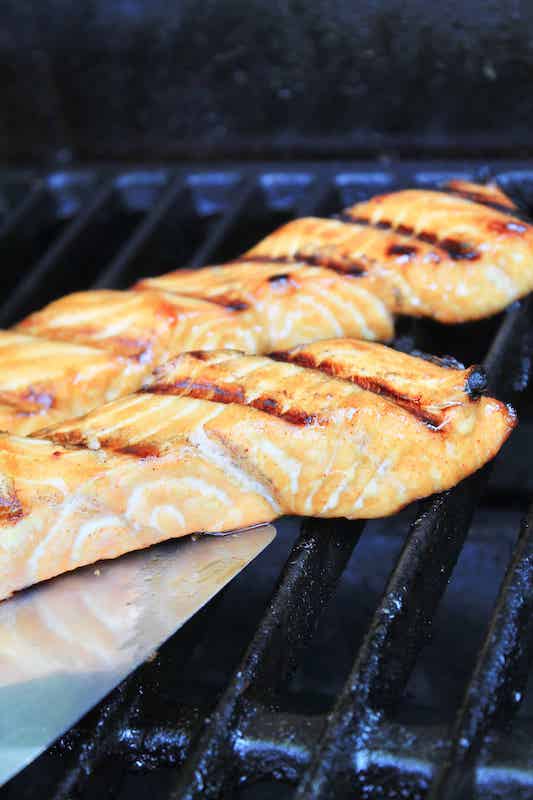 easy brown sugar grilled salmon
