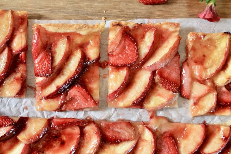 strawberry nectarine tart recipe