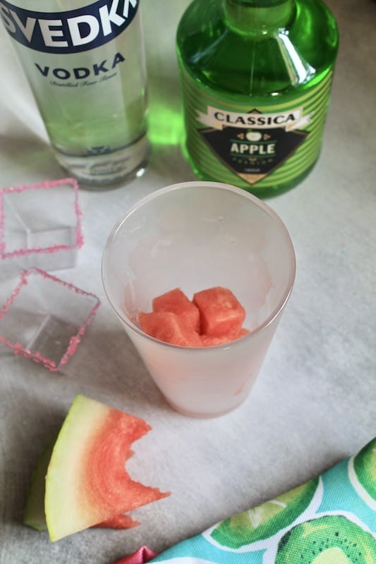 muddle fresh watermelon
