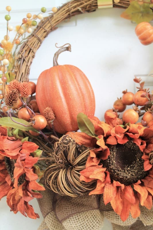 diy pumpkin wreath