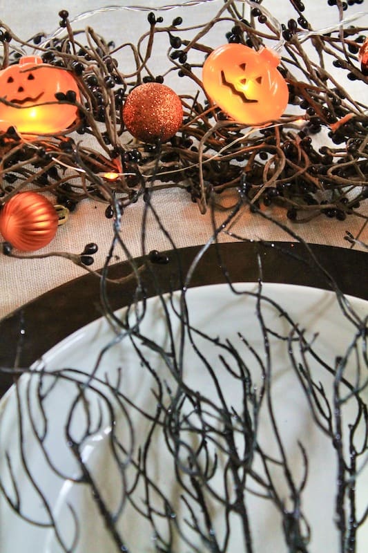 easy diy halloween table decoration