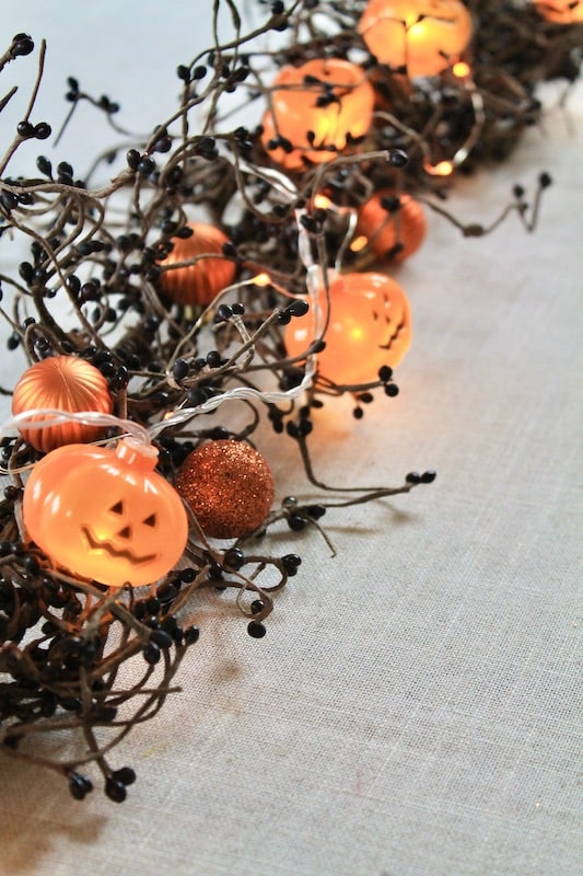 halloween party buffet table decor