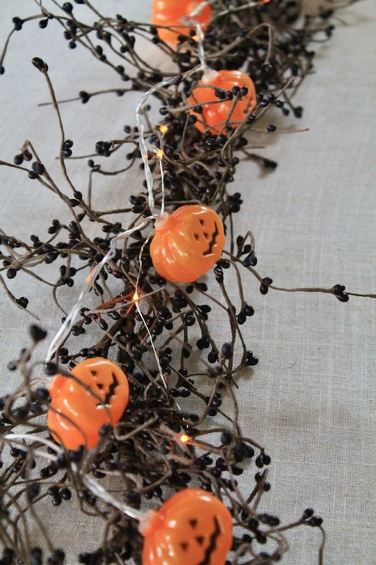 pumpkin diy halloween garland