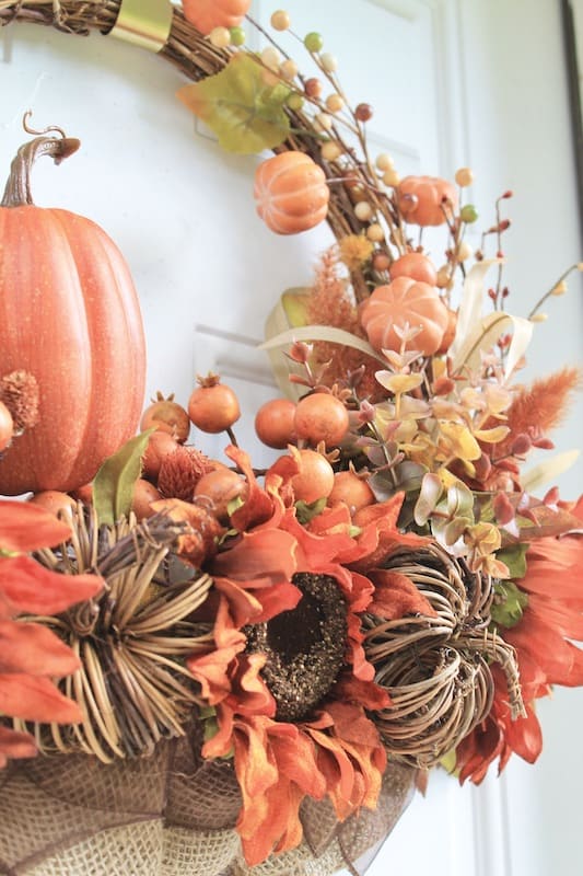 diy pumpkin wreath