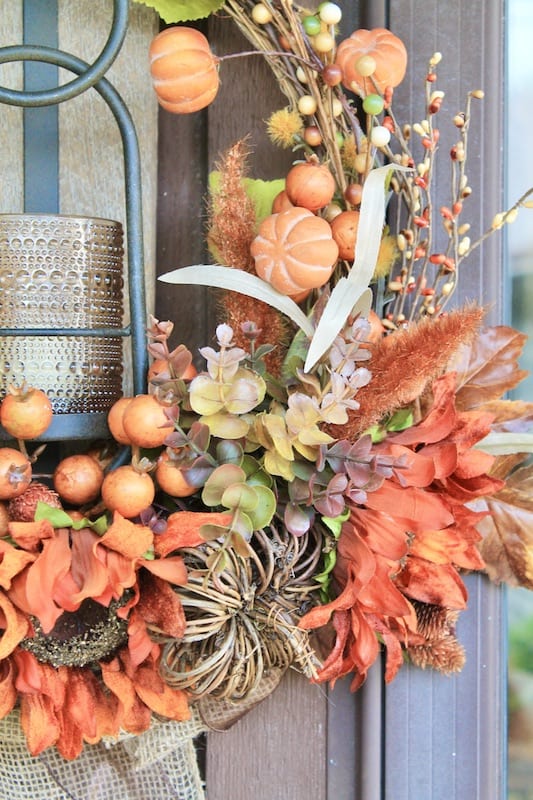 diy fall harvest wreath