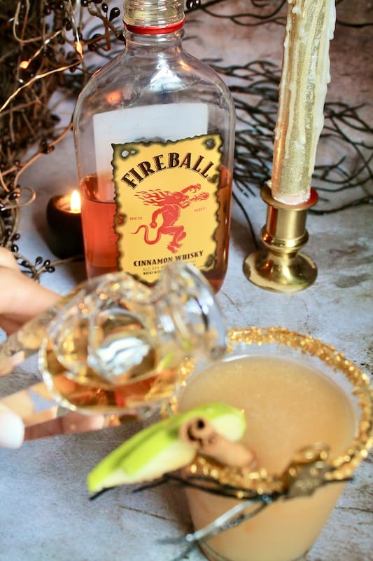 fireball whiskey halloween drink