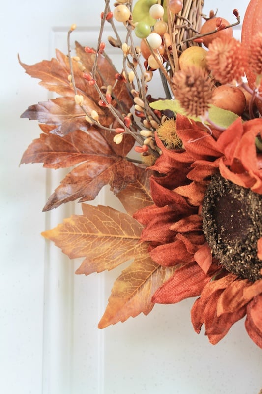 easy diy pumpkin wreath or fall wreath