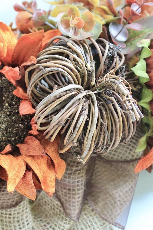 pumpkin diy wreath