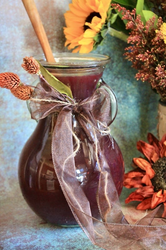 easy red wine apple cider sangria