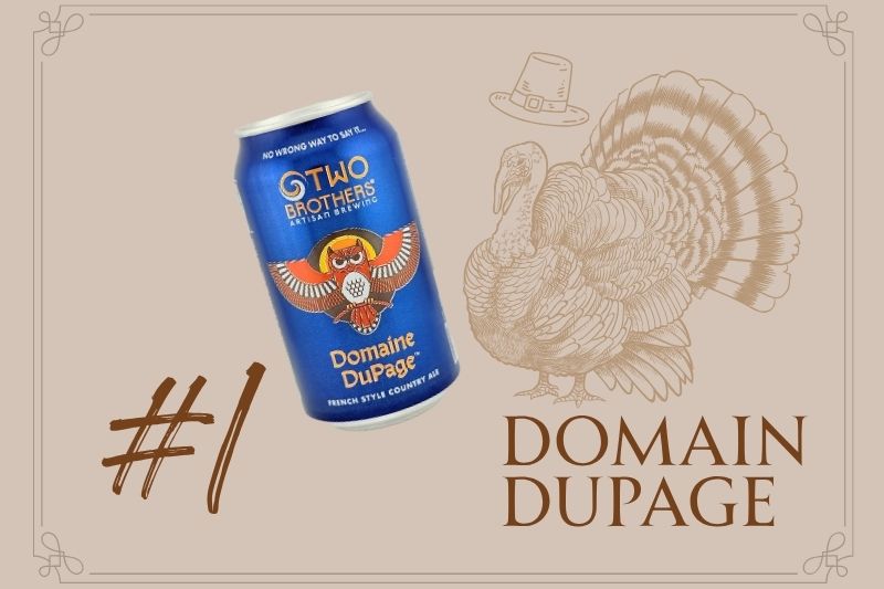 domain dupage best beers for thanksgiving