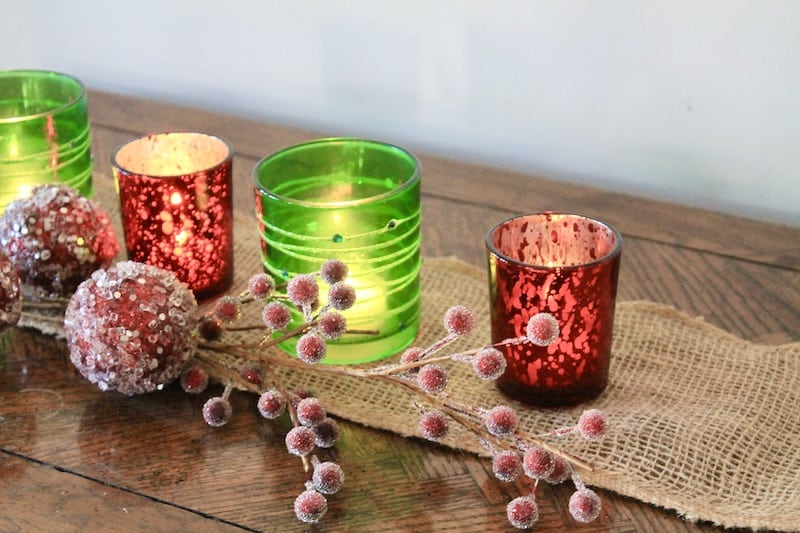 easy christmas table decor