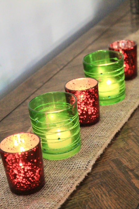 easy christmas table decor
