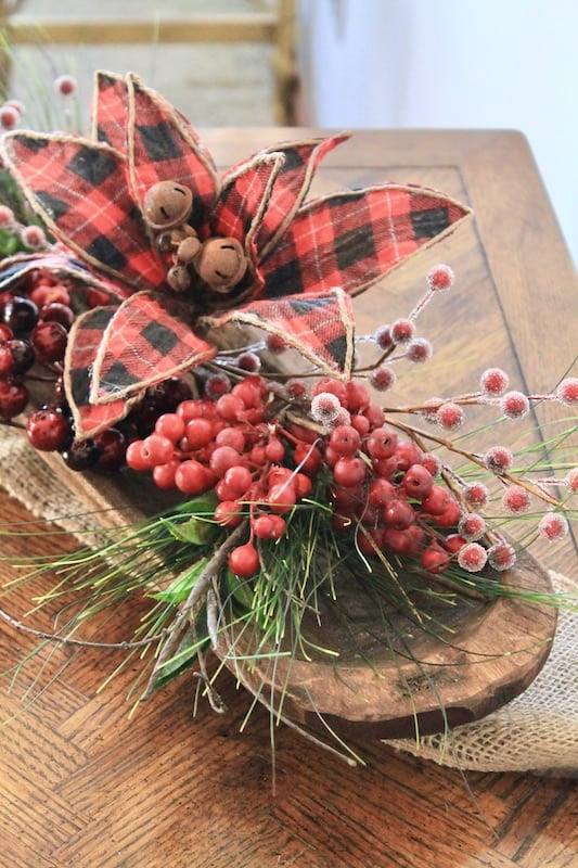 easy poinsettia dough bowl christmas diy centerpiece