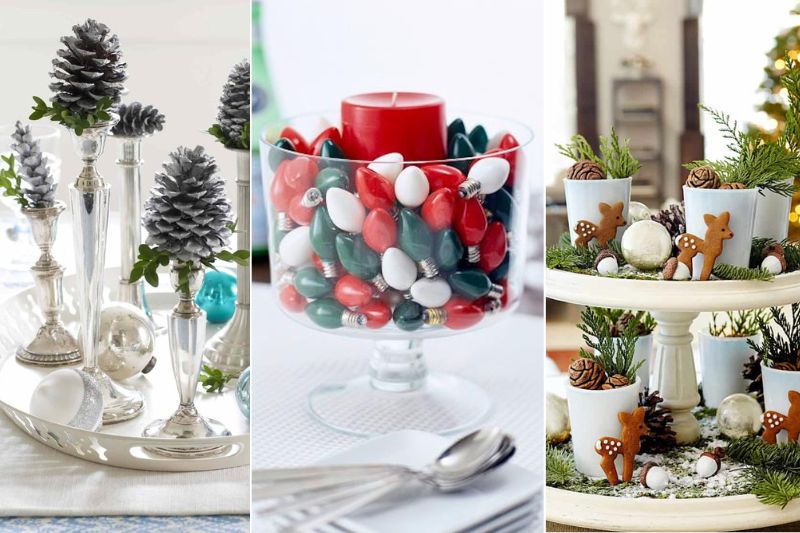 easy diy christmas centerpieces
