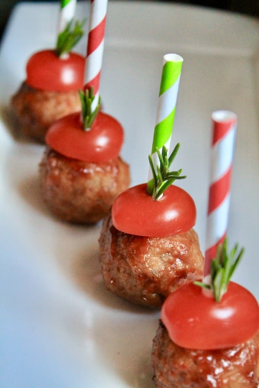 party appetizer with cocktail meatballs recipe