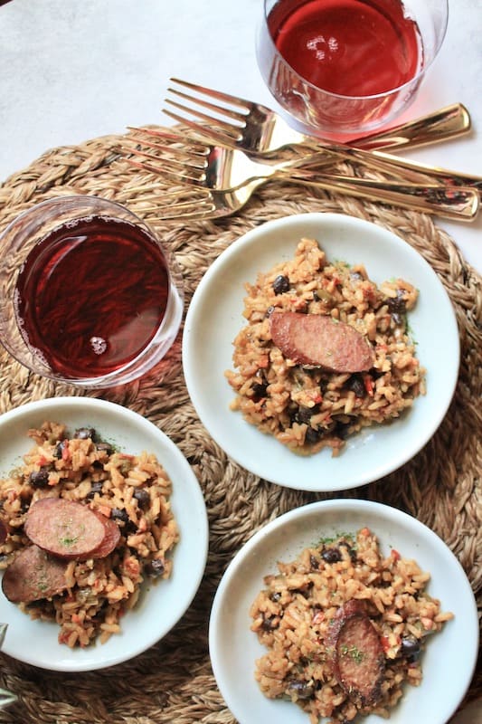easy jambalaya recipe with sausage and rice