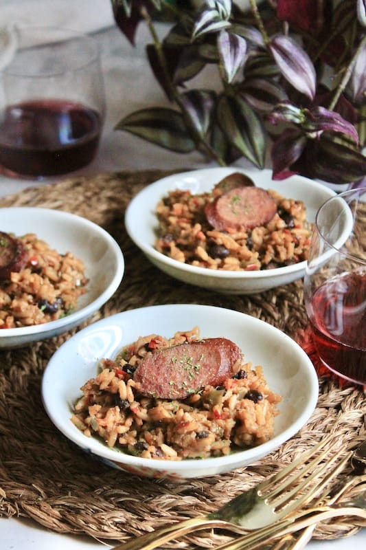 easy jambalaya recipe with sausage and rice