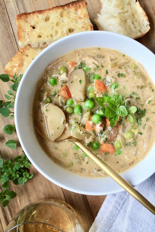 creamy chicken soup