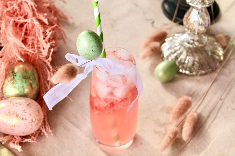 strawberry prosecco easter brunch cocktail