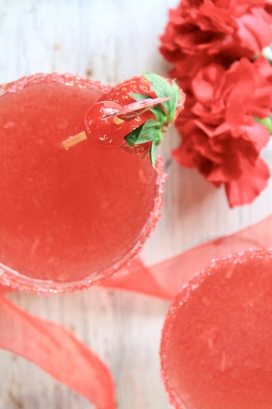 valentine's day rum drink
