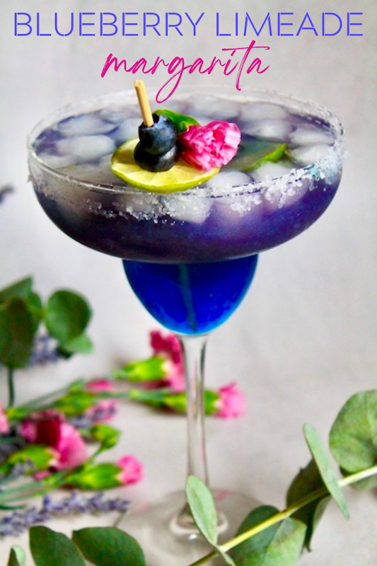 limeade juice blueberry margarita