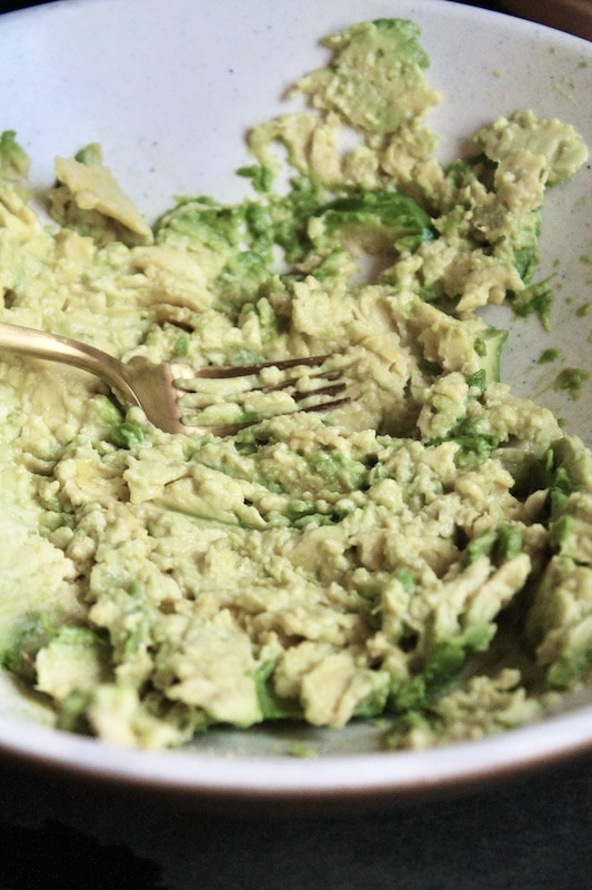 smash the avocado