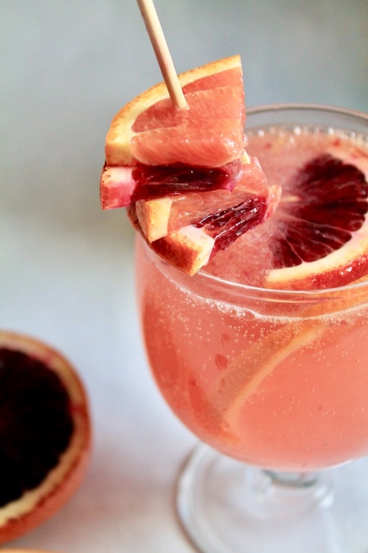 reserve fresh orange slices for garnish