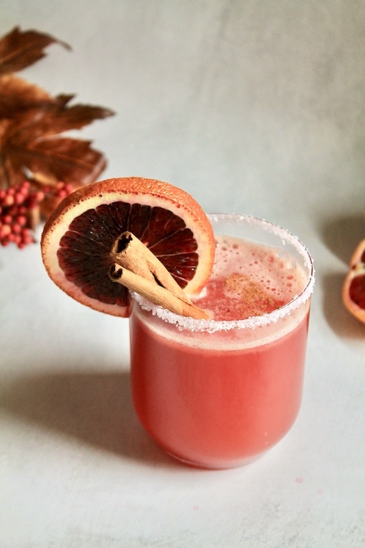 serve this easy fall cocktail with tequila chilled