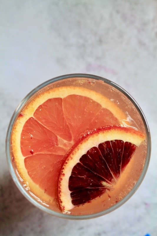 garnish with extra blood orange slices