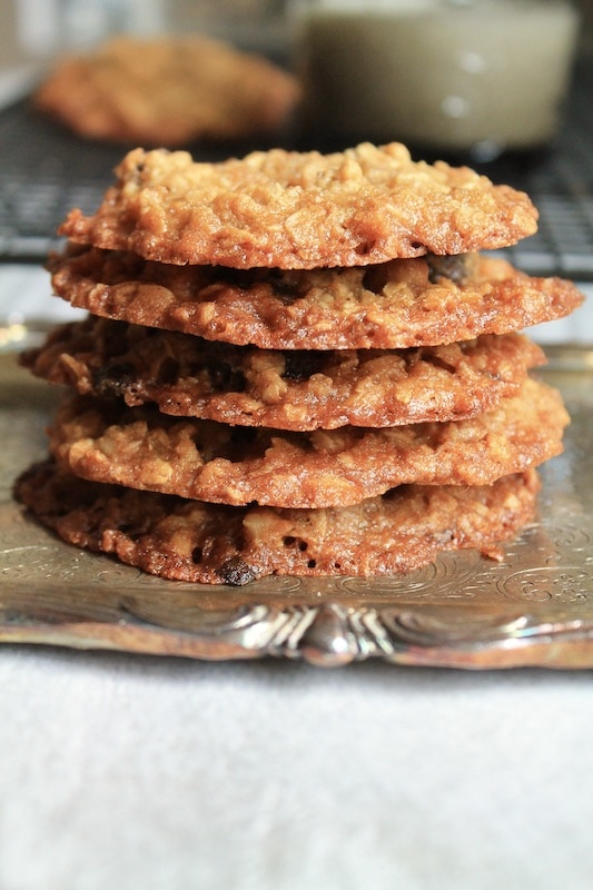 crispy oatmeal cookie recipe