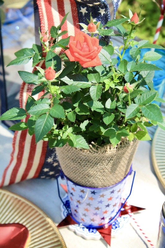easy fourth of july table decor