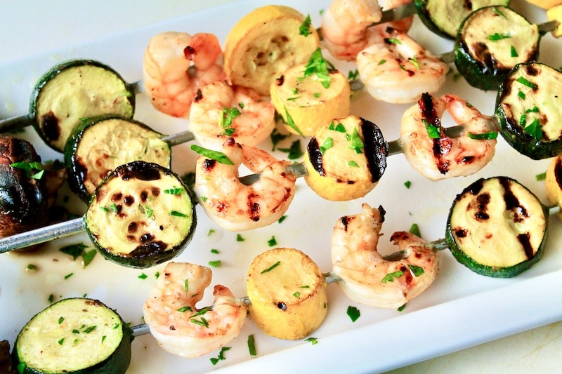 grilled shrimp skewers