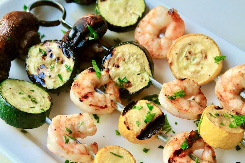 grilled shrimp skewers